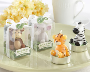 Born to be Wild Animal Candles - Set of 4 Assorted-Animal Candles baby shower favor,baby shower party favors, ideas for baby shower favors, baby shower favors ideas, creative baby shower favors, baby showers favors