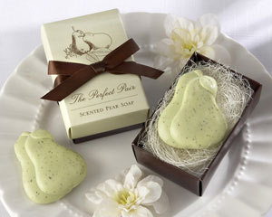"The Perfect Pair" Scented Pear Soap-soap wedding favors