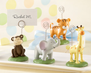 Born To Be Wild Animal Place Card/Photo Holders (Set of Four Assorted)-Animal Place Card