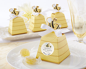 "Sweet as Can Bee!" Mom and Baby Beehive Favor Box-Sweet as Can Bee! Mom and Baby Beehive Favor Box (Set of 24)