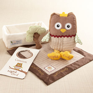 "My Little Night Owl" Five-Piece Baby Gift Set-My Little Night Owl Five-Piece Baby Gift Set