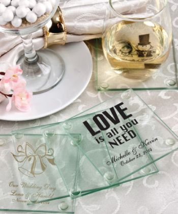 Personalized Glass Coasters-Personalized Glass Coasters