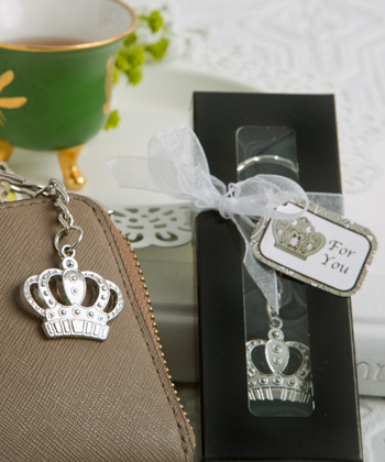 Majestic Crown Key Chain Favor-Majestic Crown Key Chain Favor