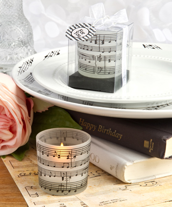 Musical note design candles-Musical note design candles