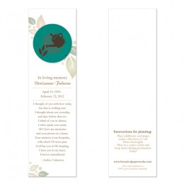 Gardener Memorial Bookmarks-Gardener Memorial Bookmarks