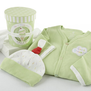 "Sweet Dreamzzz" A Pint of PJ's Sleep-Time Gift Set, Lime-Baby Gift