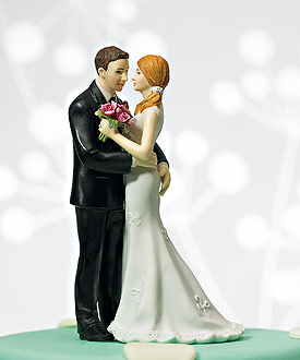 Cheeky Couple Figurine "My Main Squeeze"-weddingstar wedding cake toppers, funny wedding cake toppers