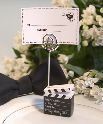 Clapboard Style Placecard Holder-Clapboard Style Movie Wedding Placecard Holder,placecards, reception card, place card holders, card place holders, wedding table names, placecard holders, wedding table numbers, place card holder, wedding table number ideas, wedding table cards