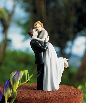 True Romance Couple Figurine - Wedding Cake Topper-romantic wedding cake topper, bride and groom couple wedding cake topper, weddingstar cake topper, wedding cake topper best seller