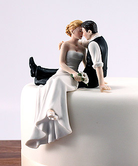 The Look of Love Couple Romantic Wedding Cake Topper-weddingstar cake topper