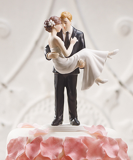 swept up in his arms wedding couple figurine-swept up in his arms wedding couple figurine