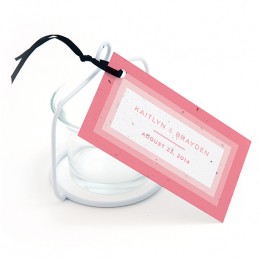 Ombre Butterfly Plantable Favor Tag-Ombre Butterfly Plantable Favor Tag
