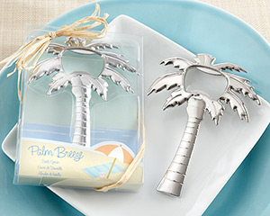 "Palm Breeze" Chrome Palm Tree Bottle Opener-Palm Breeze Chrome Palm Tree Bottle Opener