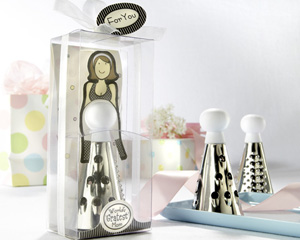 "World Gratest Mom" Cheese Grater in Gift Box with Organza Bow-baby shower favors, kate aspen favors, cheese grater baby shower favors, practical baby shower favors, kitchen baby shower favors