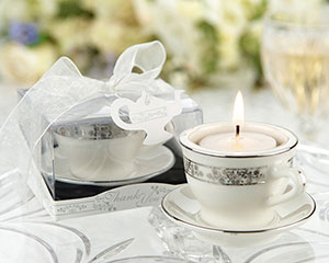 Teacups and Tealights Miniature Porcelain Tealight Holders-