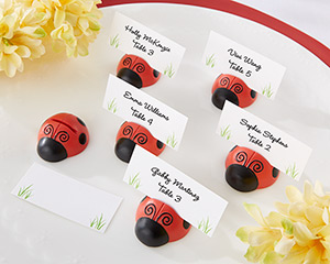 "Cute as a Bug" Ladybug Place Card/Photo Holder (Set of 6)-Cute as a Bug Ladybug Place Card/Photo Holder (Set of 6)