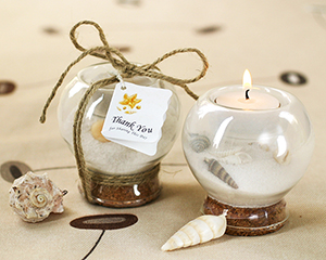 Sand and Shell Tealight Holder-