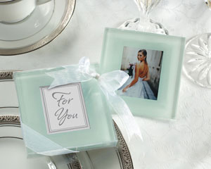 Forever Photo Frosted Glass Coasters-wine wedding favors,placecards, reception card, place card holders, card place holders, wedding table names, placecard holders, wedding table numbers, place card holder, wedding table number ideas, wedding table cards