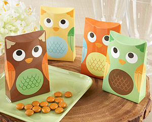 "Whooo's Happy?" Owl Favor Box (Set of 24) (Available Personalized)-Whooo's Happy? Owl Favor Box (Set of 24) (Available Personalized)
