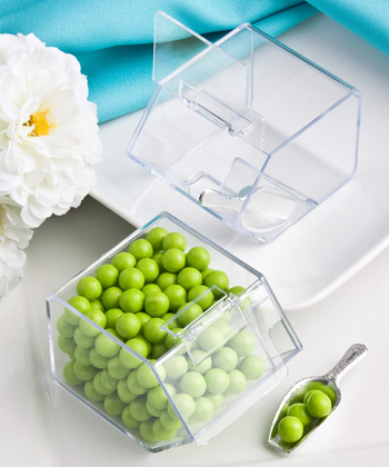 Perfectly Plain Collection candy bin & scoop favors-Perfectly Plain Collection candy bin & scoop favors