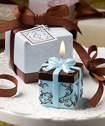Brown and Blue Gift Box Collection candle favor-Brown and Blue Gift Box Collection candle favor