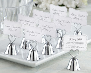 "Kissing Bell" Place Card/Photo Holder (Set of 24)-Bell Wedding Place Card Photo Holder,placecards, reception card, place card holders, card place holders, wedding table names, placecard holders, wedding table numbers, place card holder, wedding table number ideas, wedding table cards