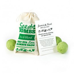 Herb Seed Bombs Favor-Herb Seed Bombs Favor