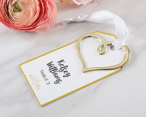 gold frame place card holders