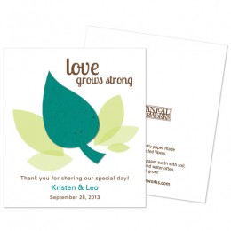 Leaf Plantable Seed Paper Favor-Leaf Plantable Seed Paper Favor