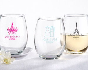 Personalized Stemless Wine Glass-Personalized Stemless Wine Glass Party Favors