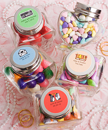 Personalized Expressions Collection heart shaped glass jars-Personalized Expressions Collection heart shaped glass jars