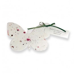Plantable Butterfly Favor-Plantable Butterfly Favor, plan table, seed paper, favor favor, seed cards, bridal shower favors