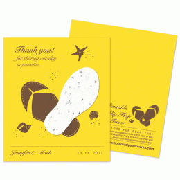 Plantable Flip Flop Bright Favor-Plantable Flip Flop Bright Favor