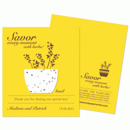 Plantable Savor Every Moment Herb Favor-Plantable Savor Every Moment Herb Favor