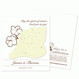 Plantable Shell Pastel Favor-Plantable Shell Pastel Favor