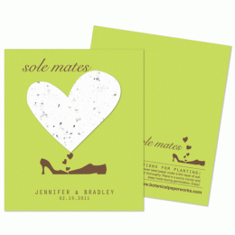 Plantable Sole Mates Bright Favor-Plantable Sole Mates Bright wedding favor