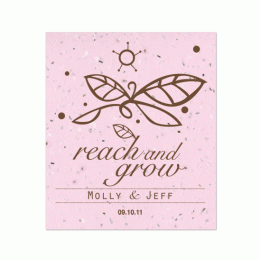 Plantable Celebration Grow Favor, Reach-Plantable Celebration Grow Favor, Reach wedding favor
