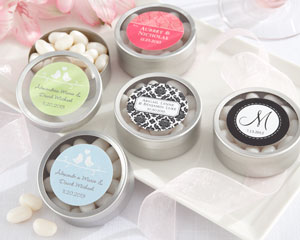 Simply Sweet Round, Personalized Candy Tin-