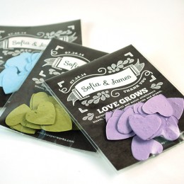 Chalkboard Heart Confetti Favor-Chalkboard Heart Confetti Favor