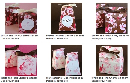 Cherry Blossom Favor Box-Cherry Blossom Favor Box