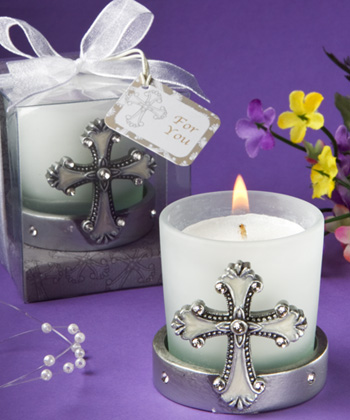 Regal Favor Collection cross themed candle holders-Regal Favor Collection cross themed candle holders,Favors For Communions, Favors For Christenings, Favors For Baptisms, Baptism & Christening Favors, promo items, giveaway ideas, Sunday school gifts, church marketing